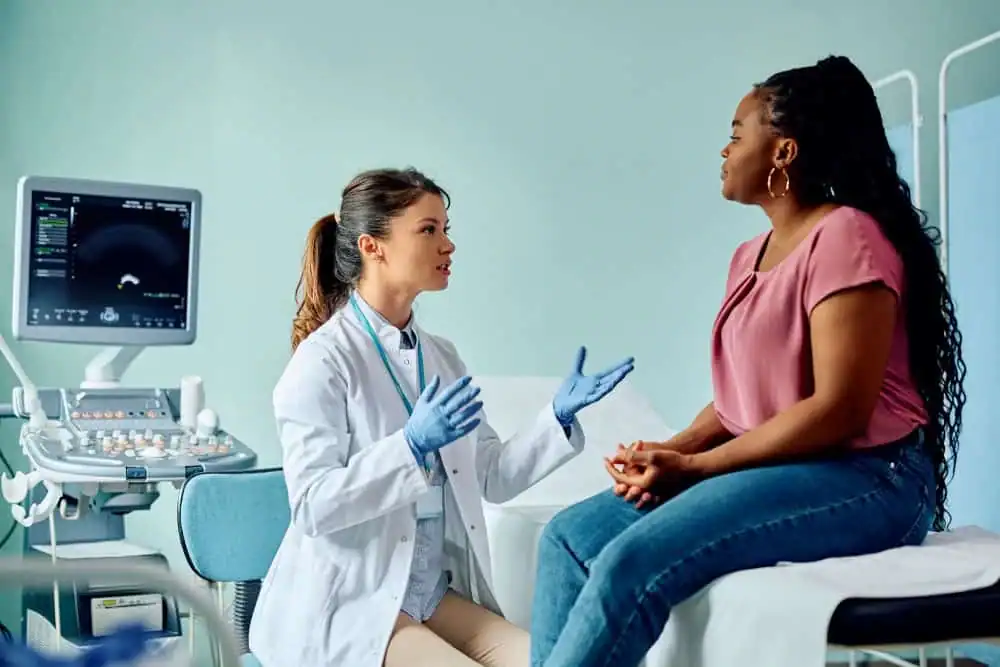 Rejuvenating Intimacy: Exploring Surgical Solutions for Vaginal Laxity 1 Woman have consultation about vaginal laxity Chelmsford